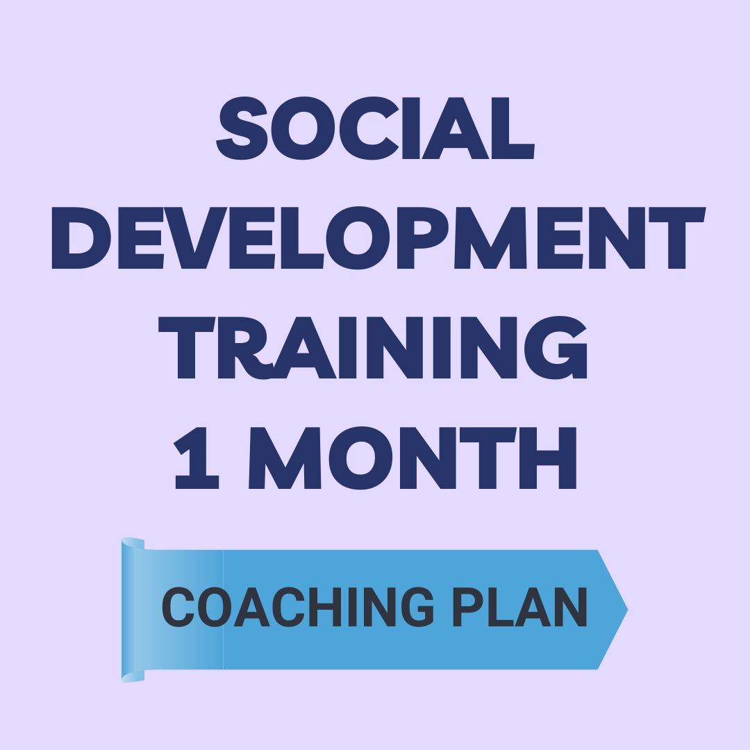 Social Development Training - 1 month Coaching Plan