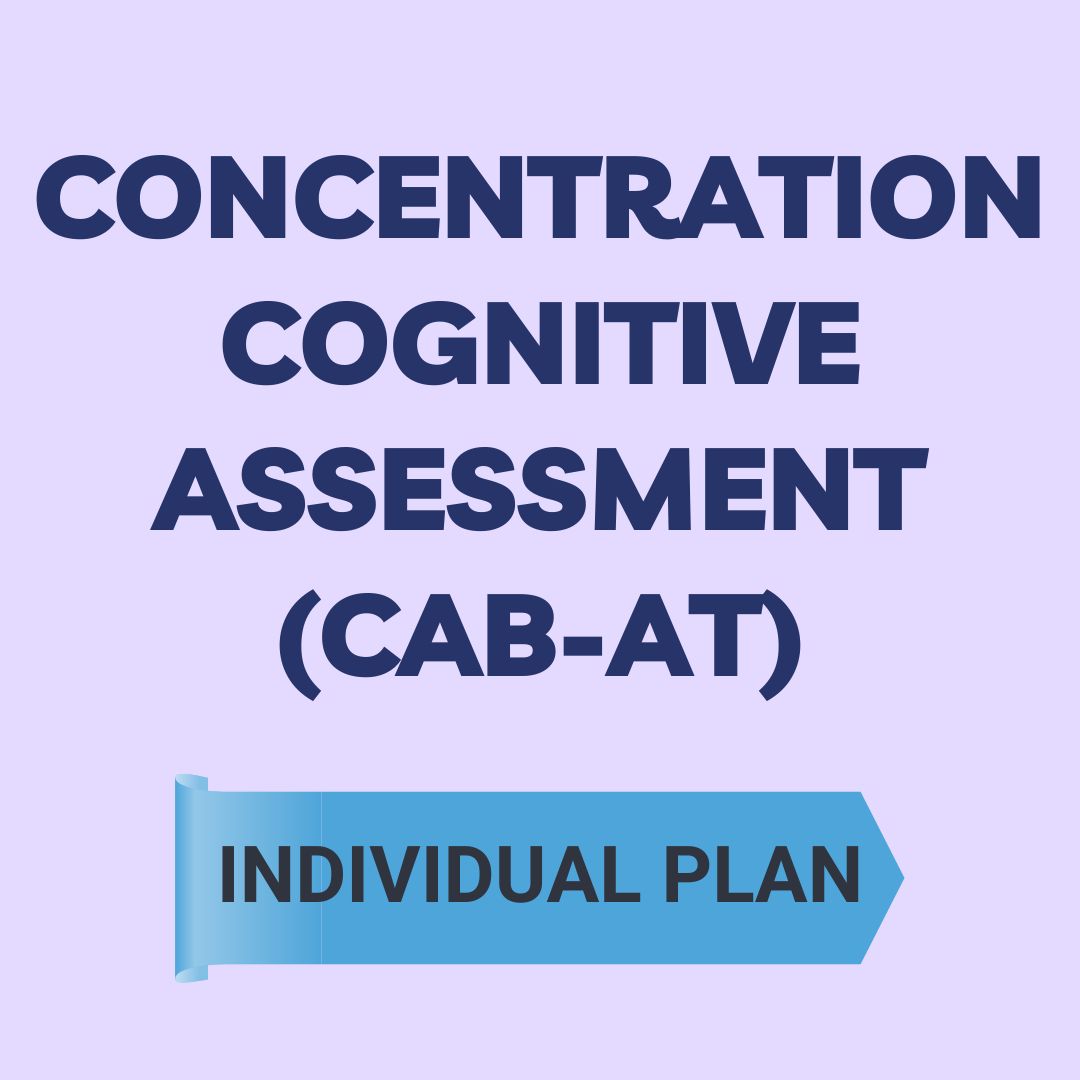 Concentration Cognitive Assessment (CAB-AT) - Individual Plan