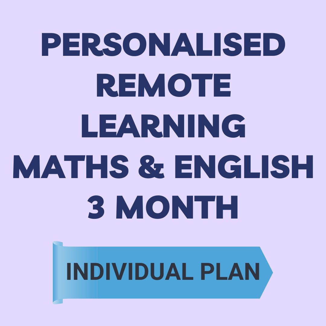 Personalised Remote Learning  Maths and English
